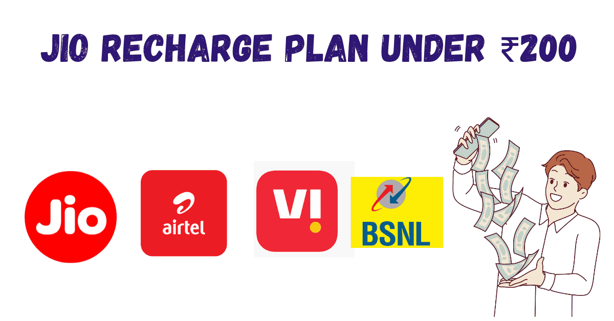 Jio Recharge Plans Under ₹200